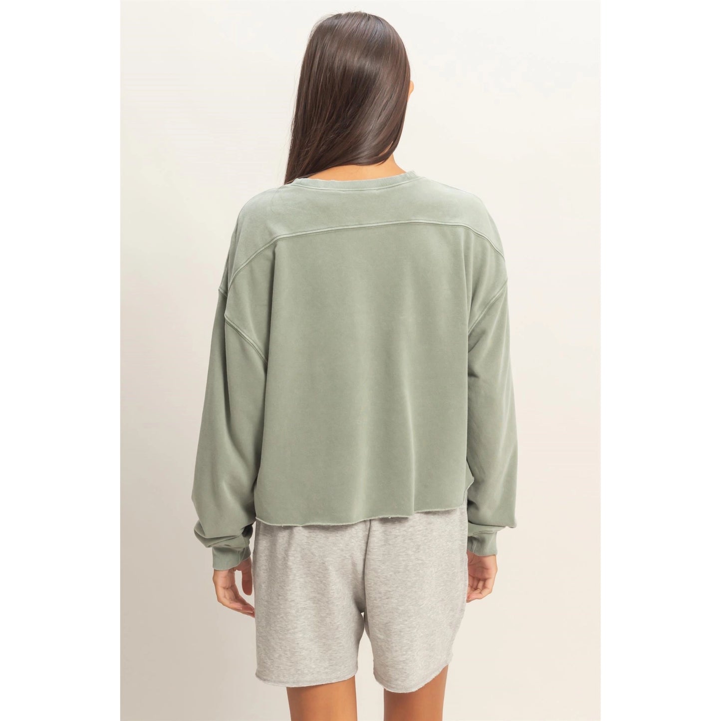 Sunday Cropped Sweatshirt