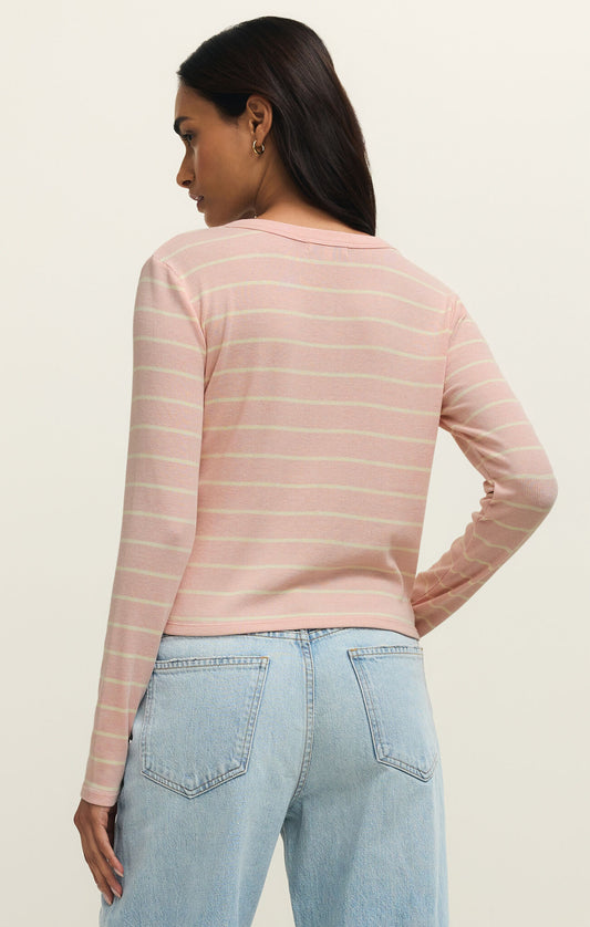 Z Supply Ferris Henley Striped Top