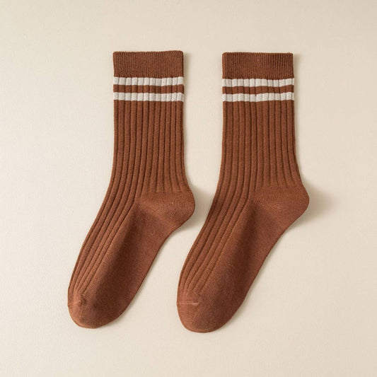 The Varsity Stripe Crew Socks