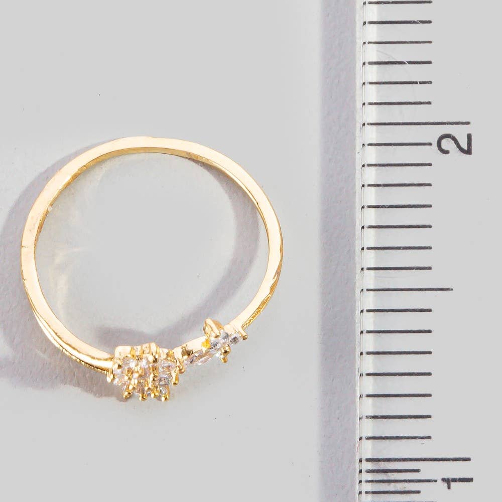 Flower And Butterfly Ring