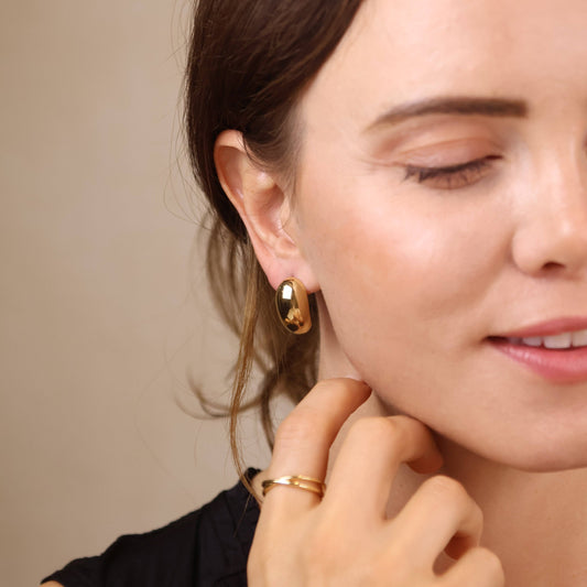 Medium Dome Earrings