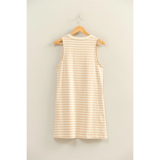 The Sunwashed Stripe Tank Dress