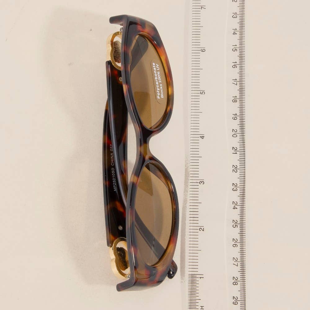 Narrow Oval Sunglasses
