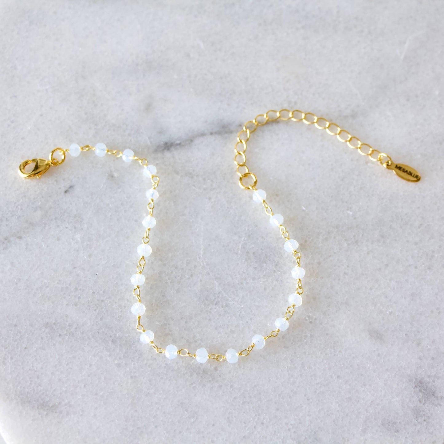 Opalite Beaded Bracelet