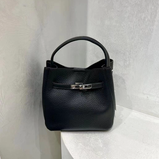 Mini Lock Accent Satchel