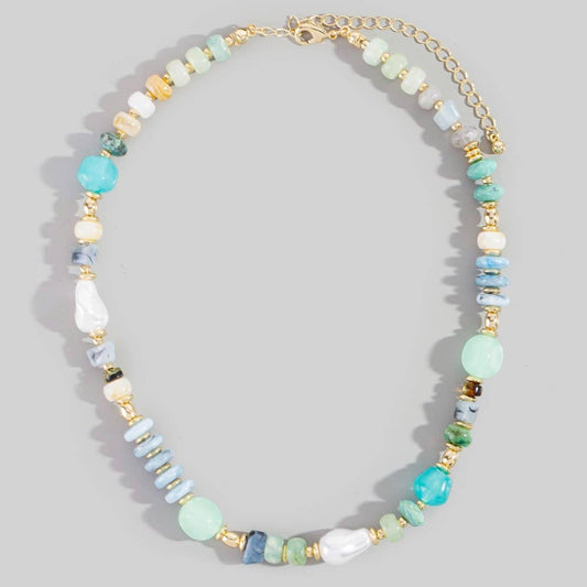 Intricate Mixed Beaded Necklace