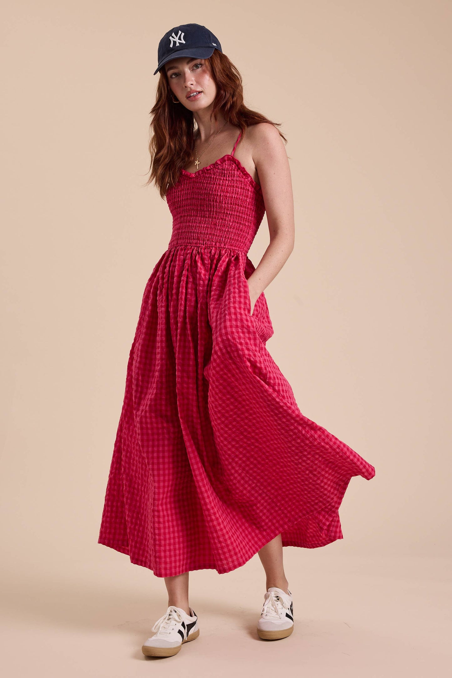 Sadie Jo Red Gingham Dress