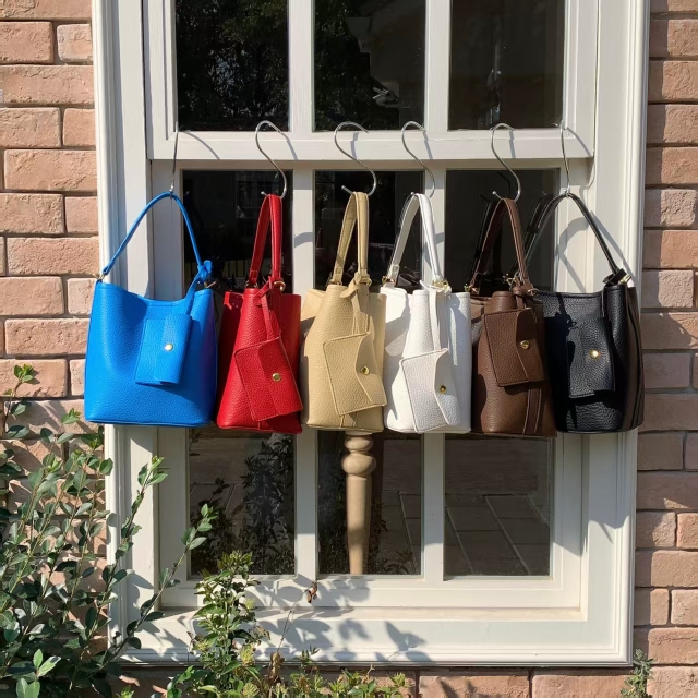 Leather Hobo Crossbody Bag