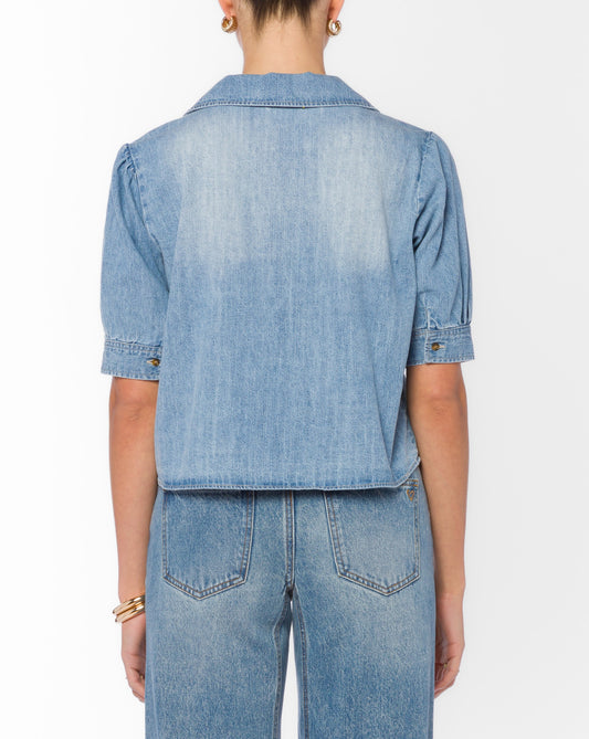 Babette Short Sleeve Puff Sleeve Shirt
