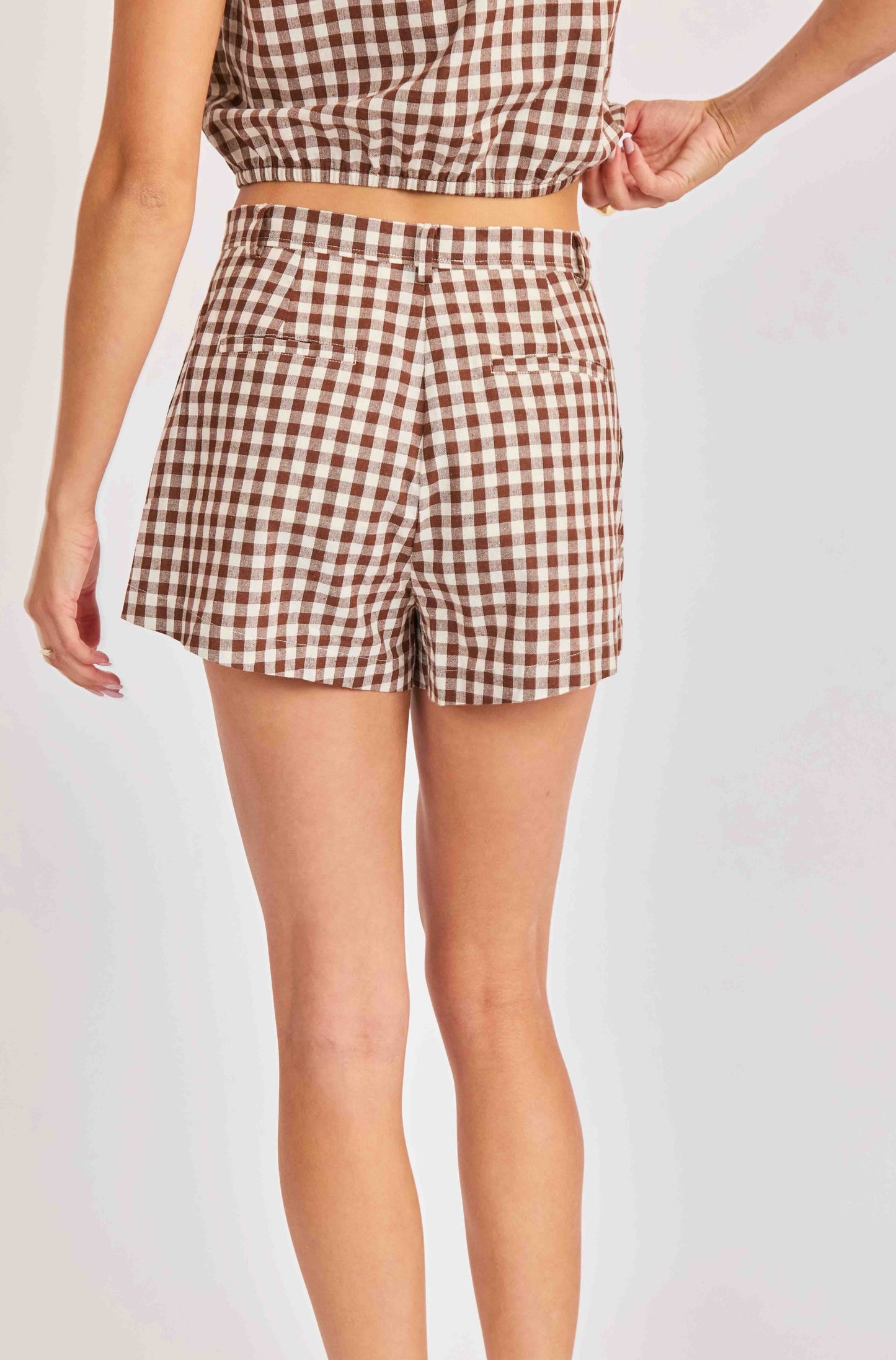 Mustang Gingham Shorts