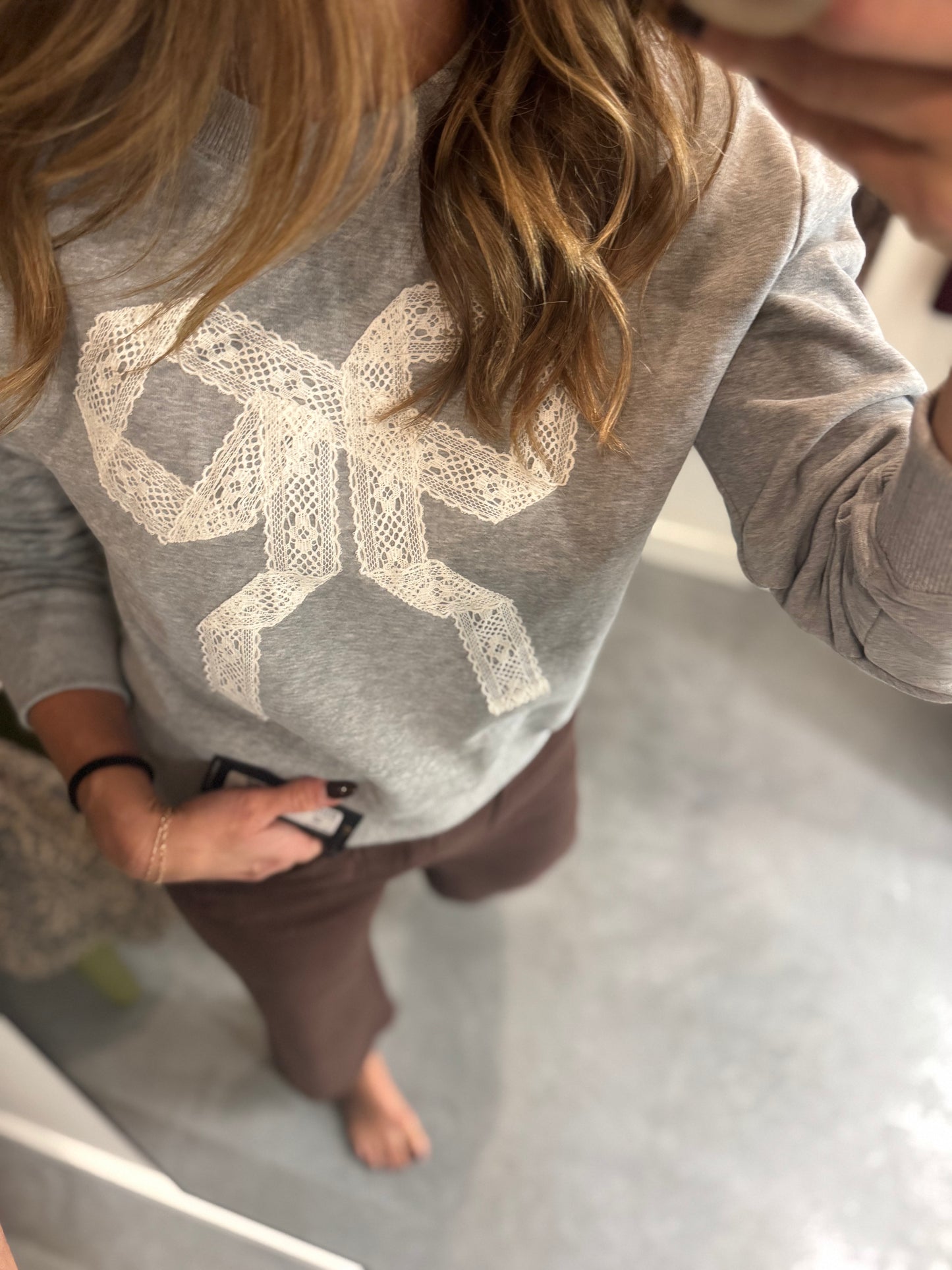 Bow Crewneck Sweater
