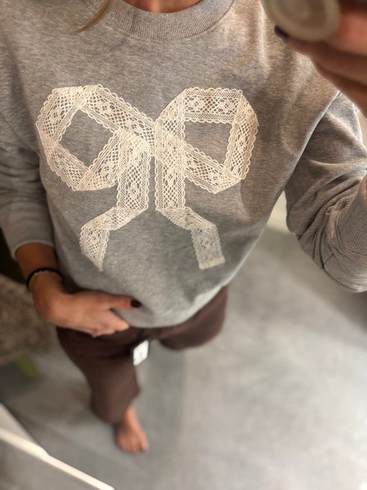 Bow Crewneck Sweater