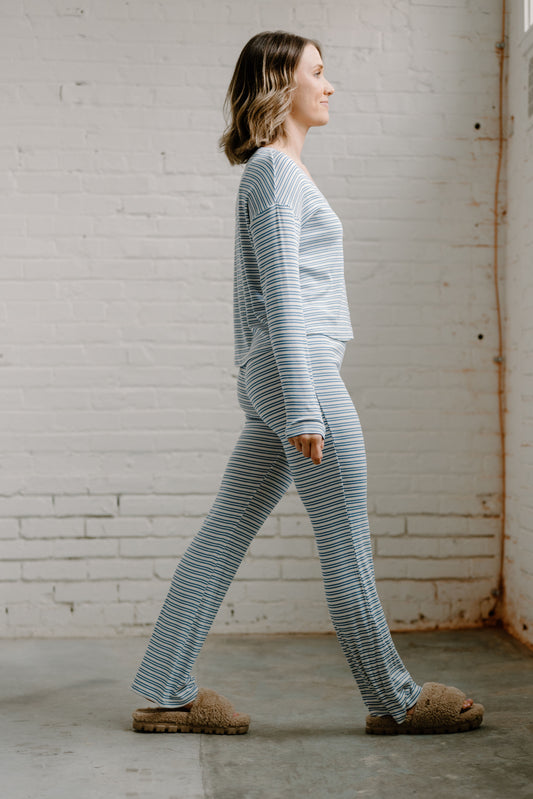 On The Coast Stripe Modal Pant