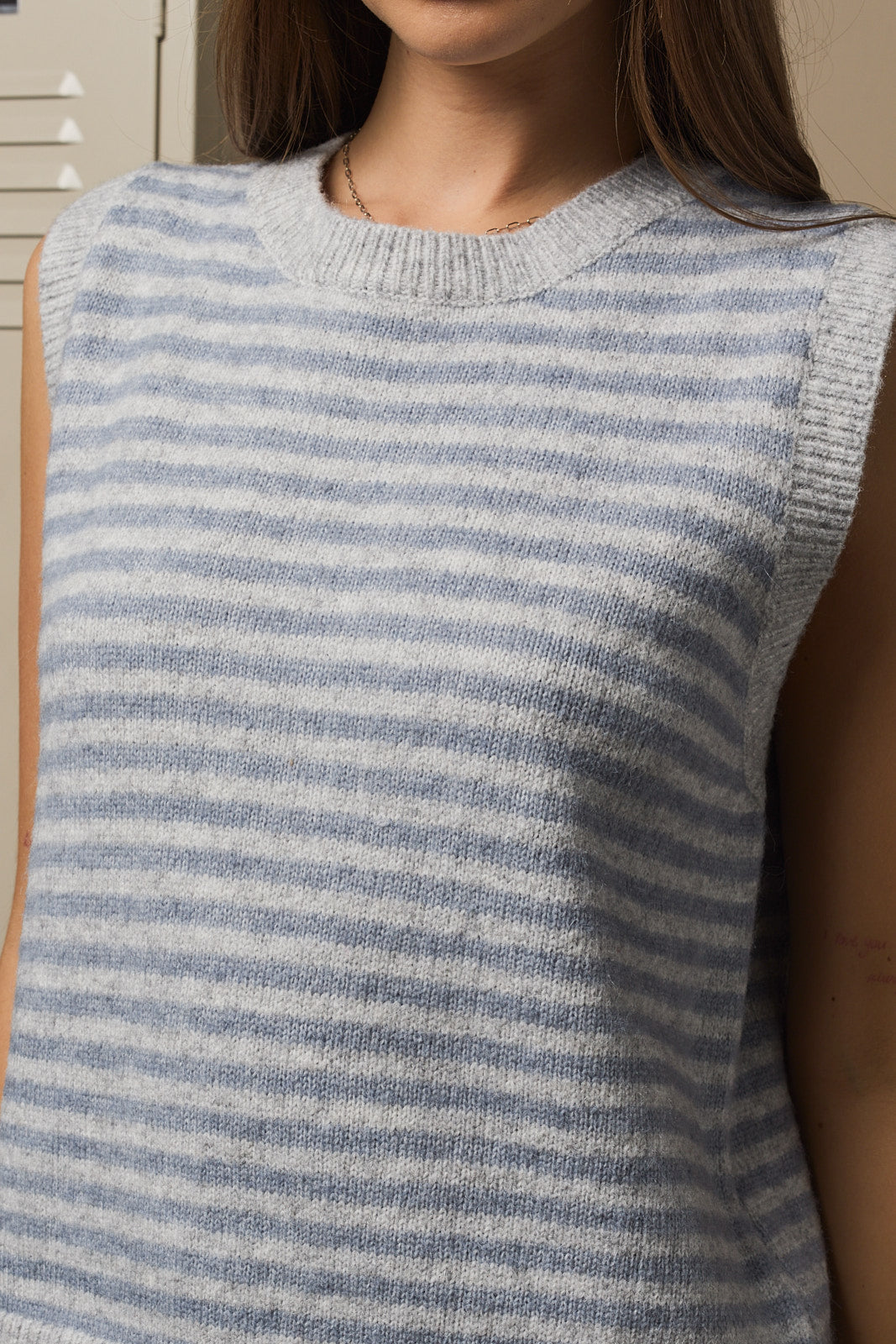 Sloane Striped Sweater Vest