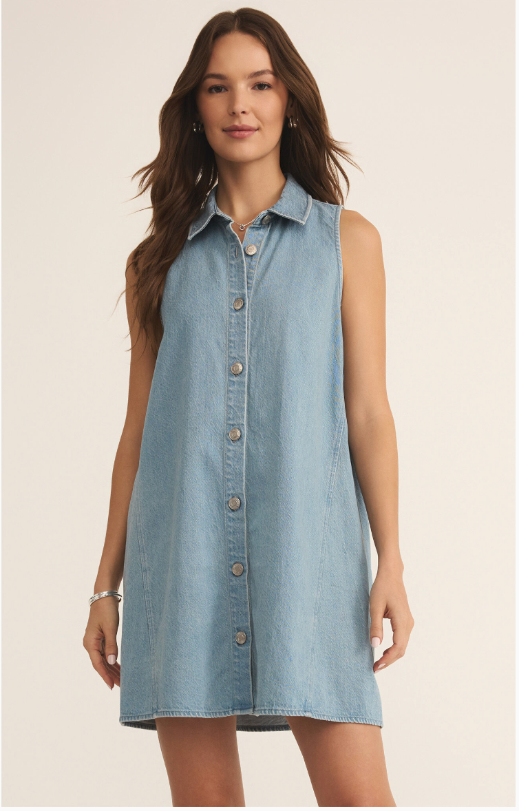 New Day Twill Mini Dress