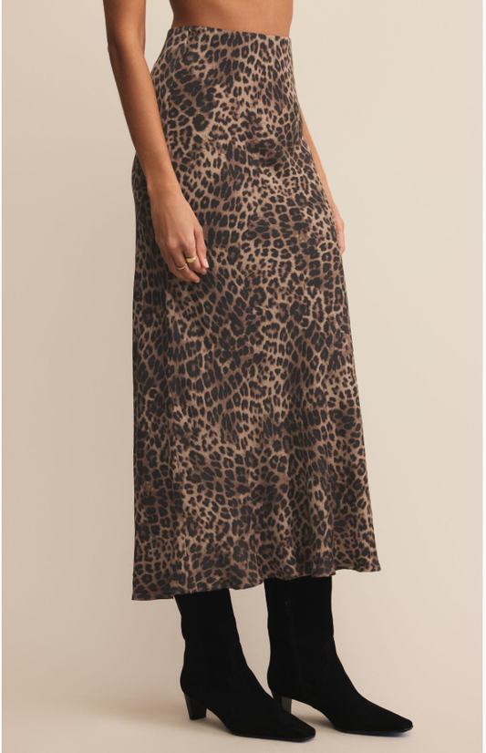 Izabel Leopard Skirt