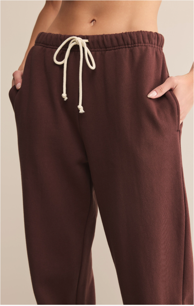 Stadium Cotton Jogger in Sandalwood