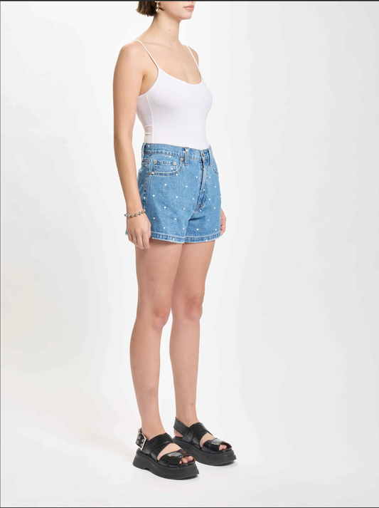 DAZE Knockout High Rise Short in Full Circle