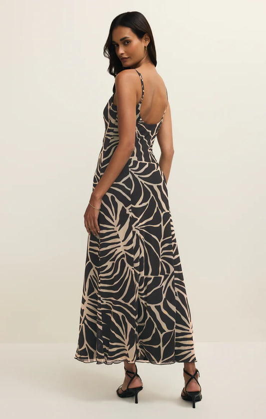 Z Supply Charisma Tova Palm Maxi Dress