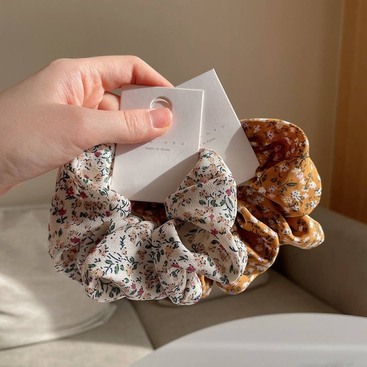 Floral Scrunchie
