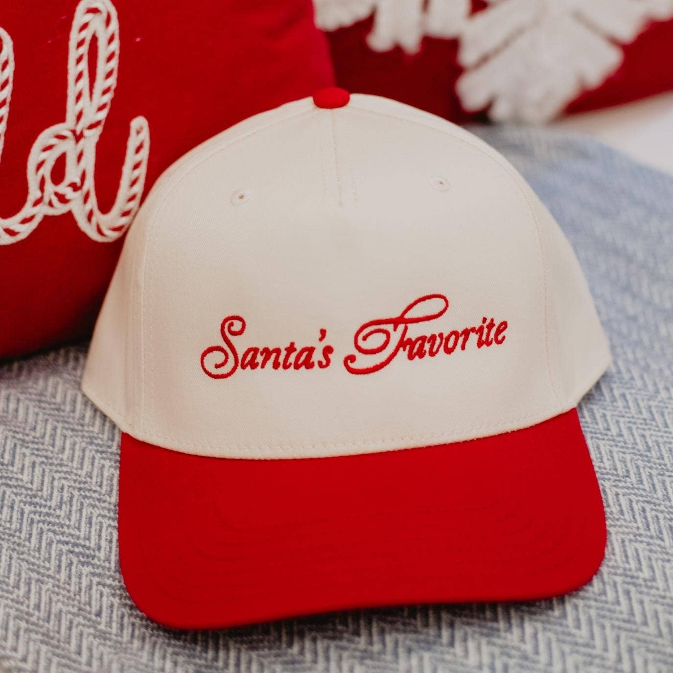 Santa's Favorite Vintage Christmas Trucker Hat