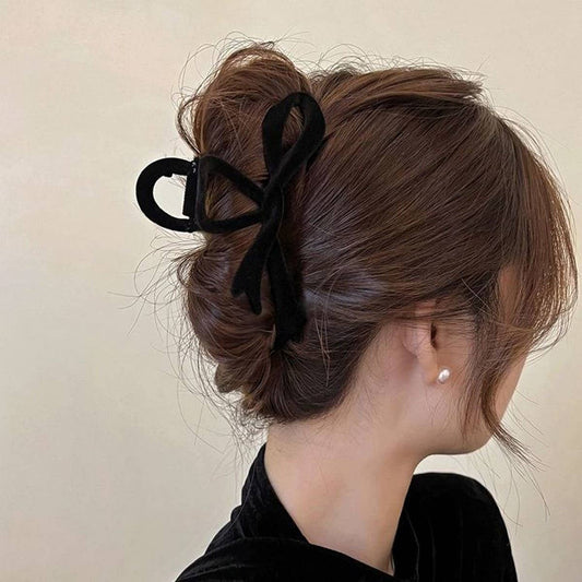 The Colette Velvet Bow Clip