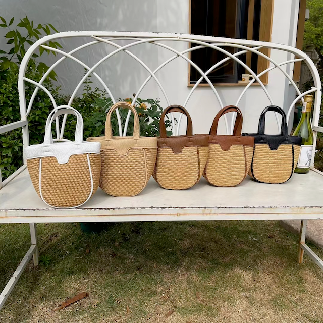 The Sienna Woven Mini Tote