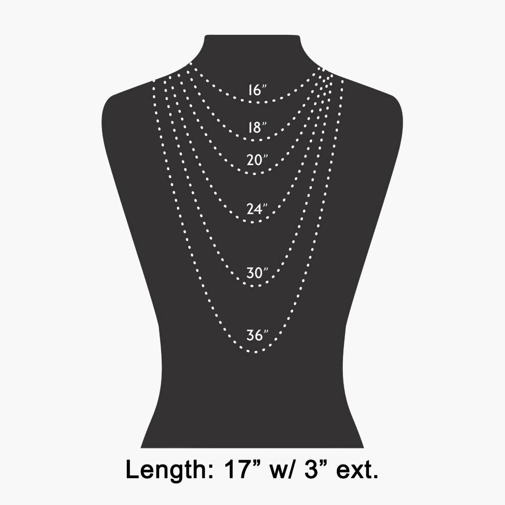 Layered Crystal Pendant Necklace