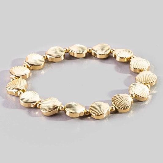 Golden Shore Shell Bracelet