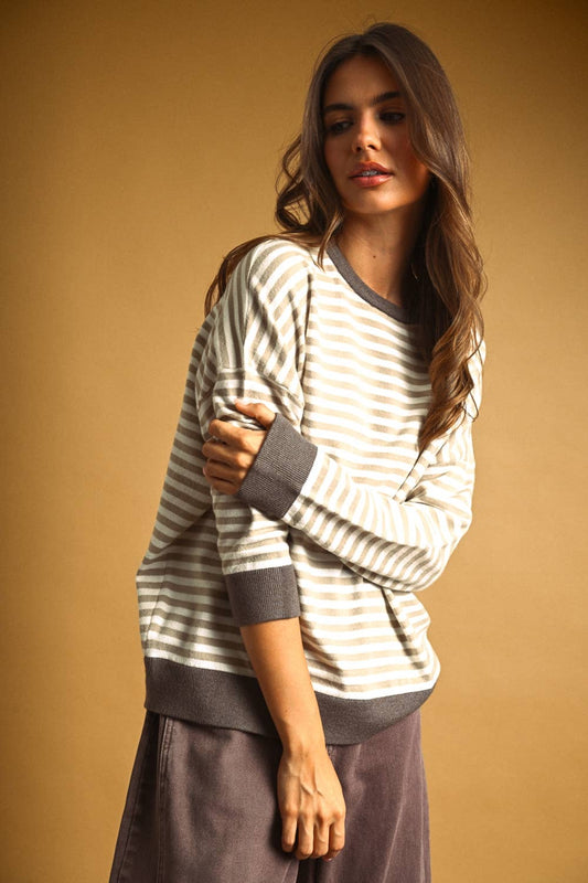 The Tessa Striped Sweater