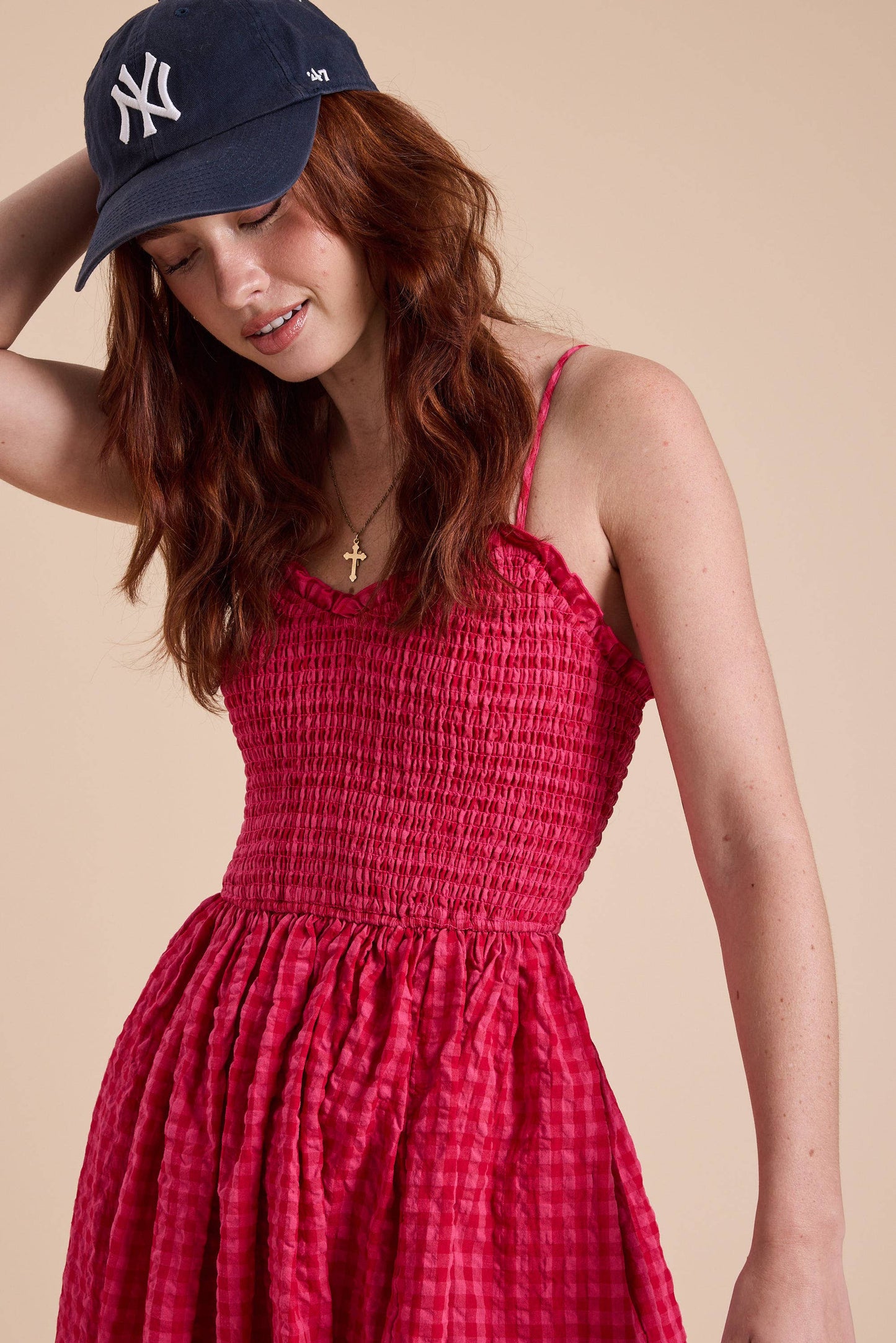 Sadie Jo Red Gingham Dress