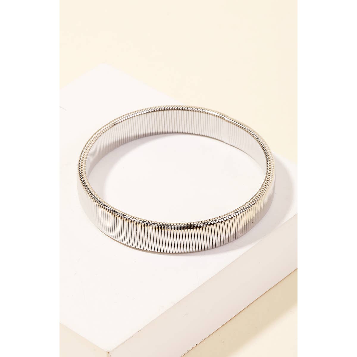Silver Flex Bangle