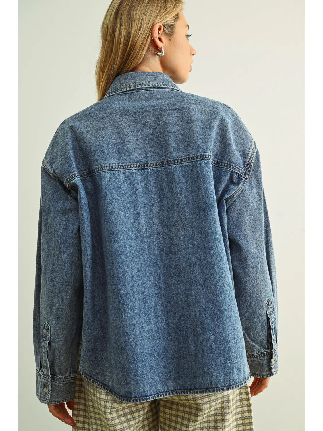 Everyday Denim Button-Up