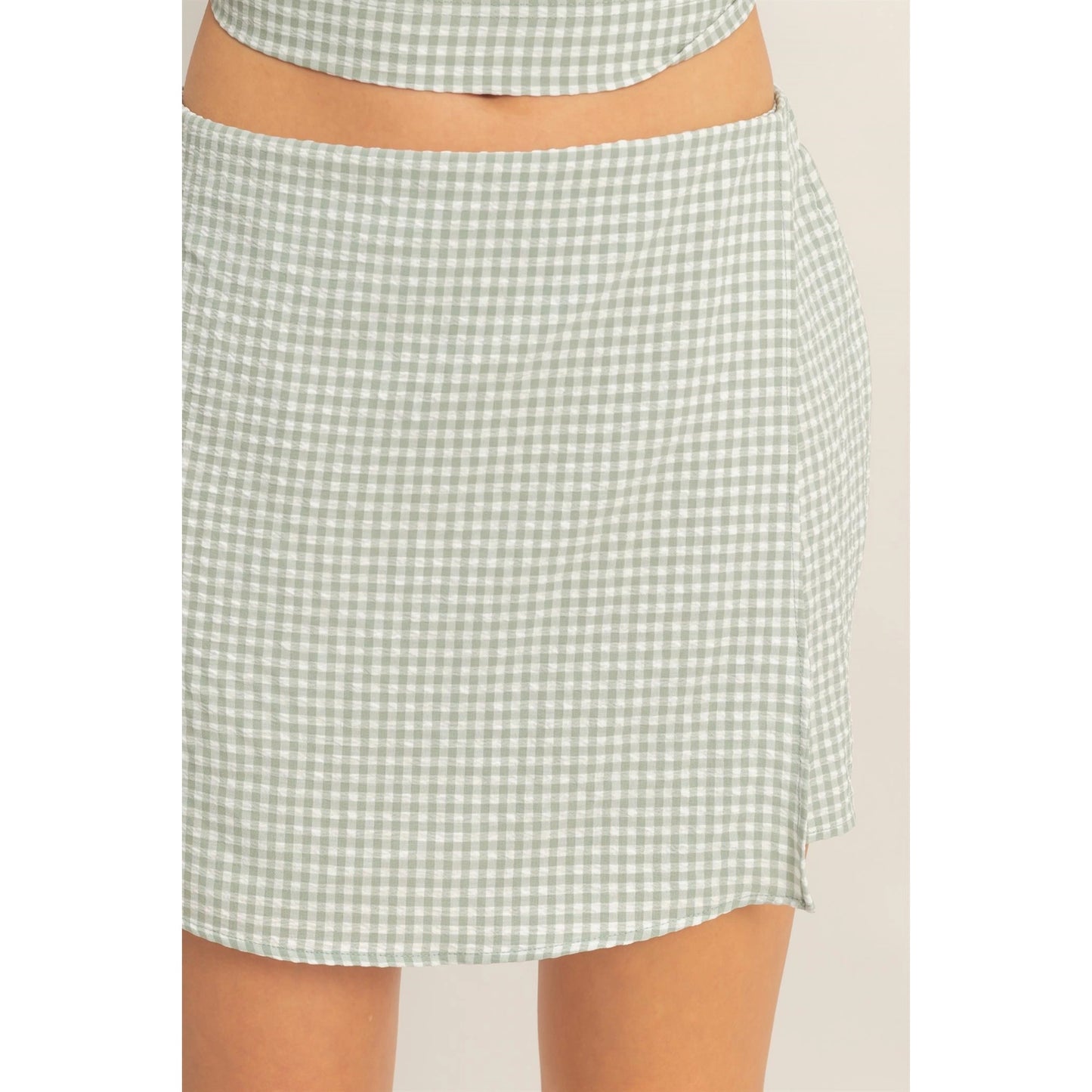 The Picnic Check Skort
