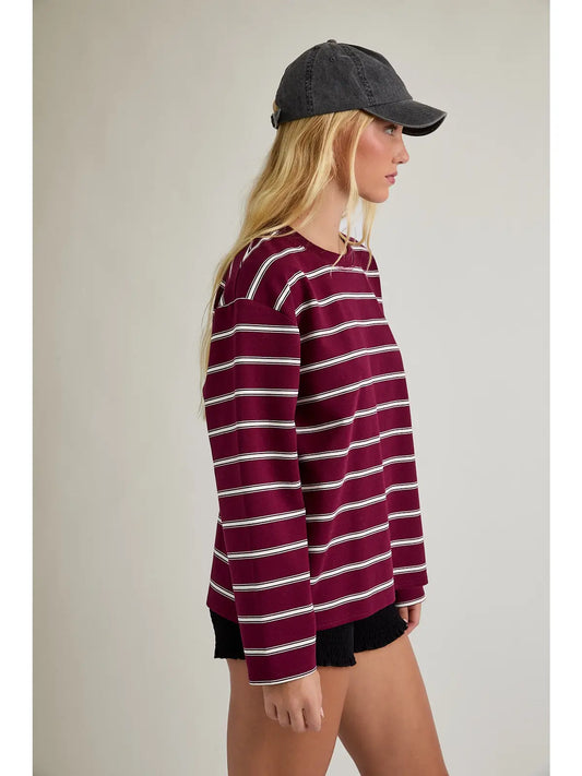 Laney Long Sleeve Stripe Shirt