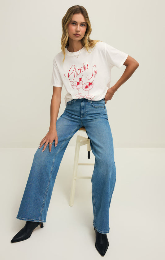 Z Supply Cheers Boyfriend Tee