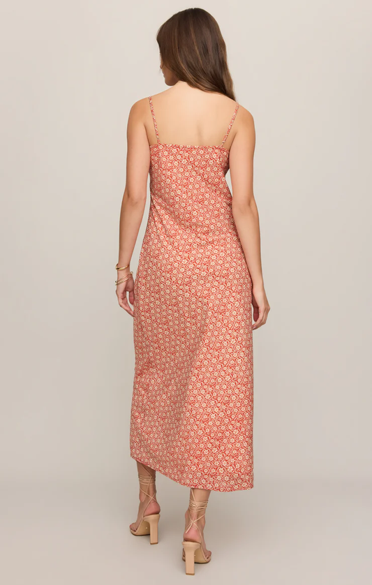 Z Supply Emela Iris Floral Midi Dress