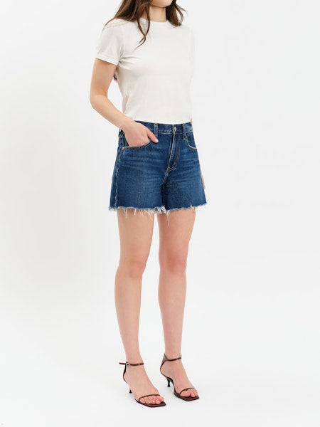 DAZE Crossroads Mid Rise Short in Currents