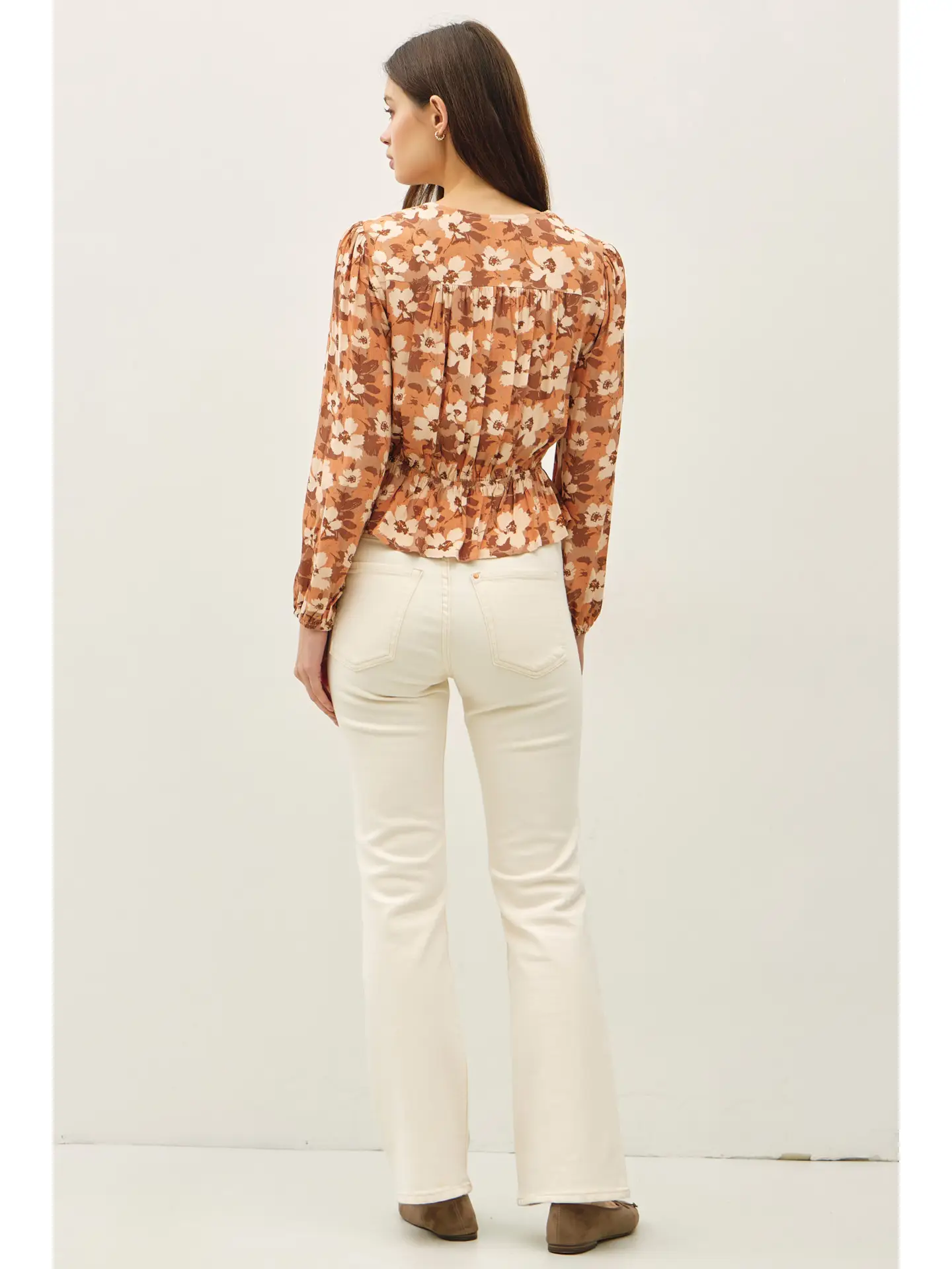 Woven Print Top
