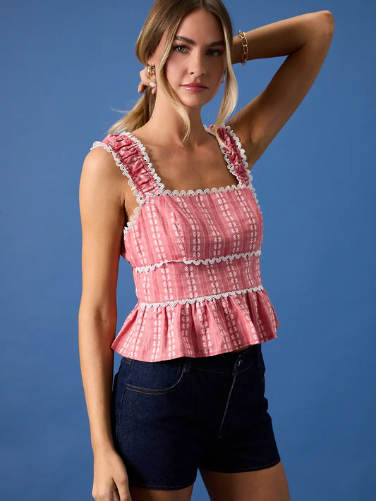 Harper Ruffle Tank Top