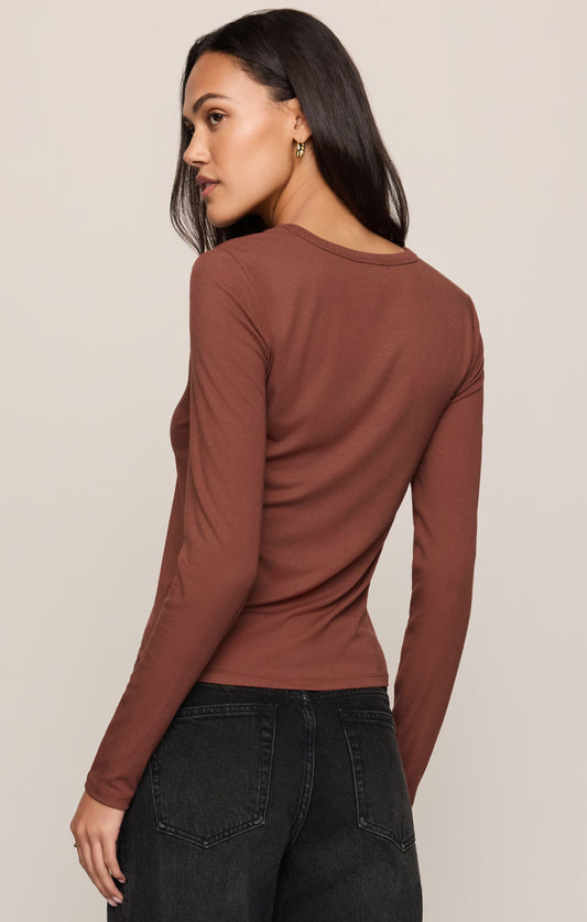 Z Supply Second Skin Crew Long Sleeve