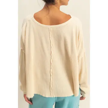 Waffle Oversized Longsleeve