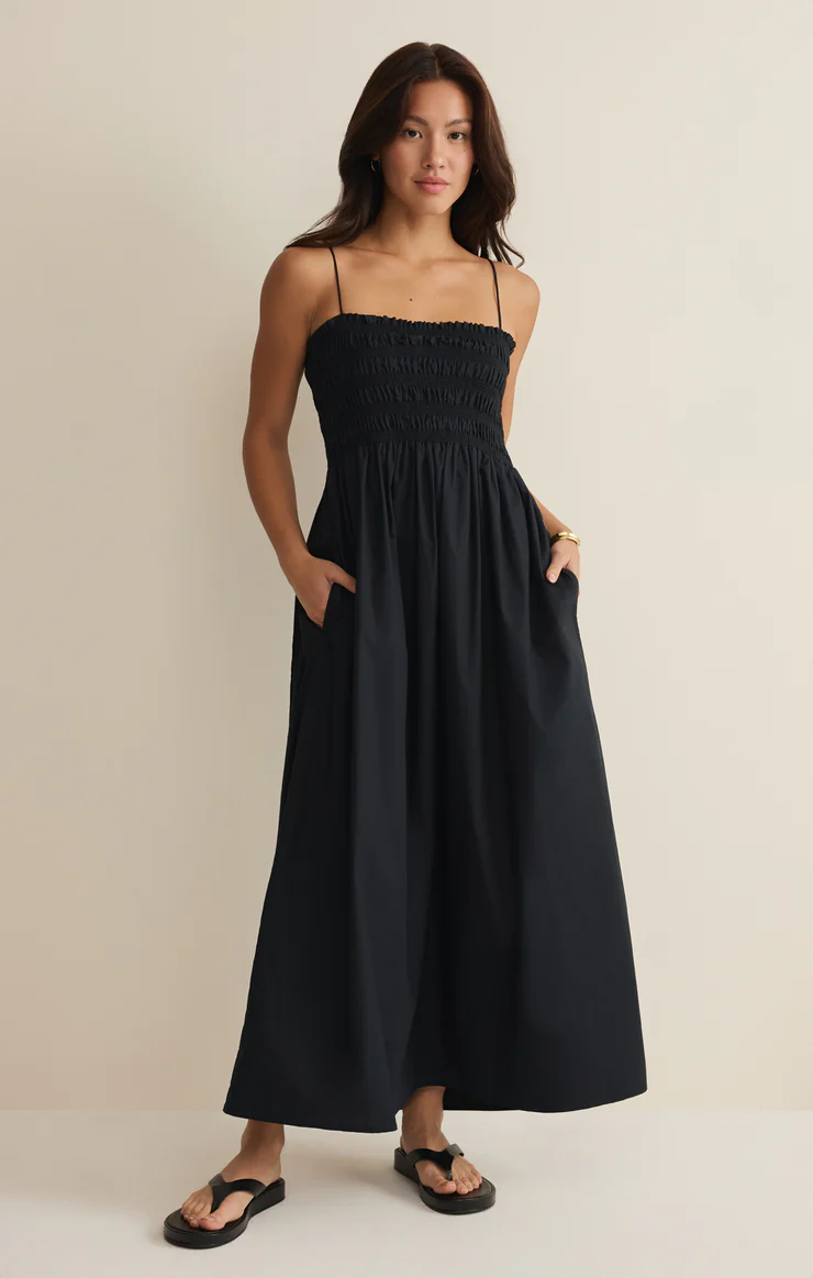 Z Supply Cornelia Poplin Maxi Dress