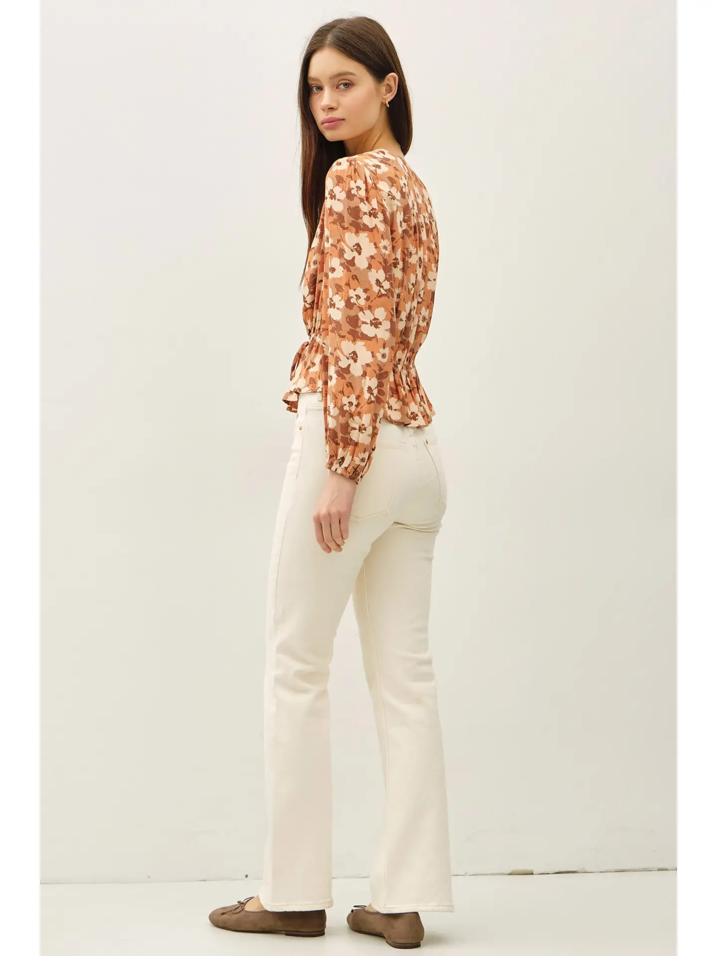 Woven Print Top