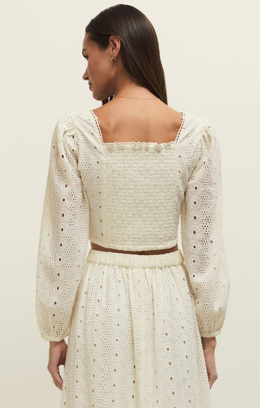 Z Supply Bria Eyelet Top