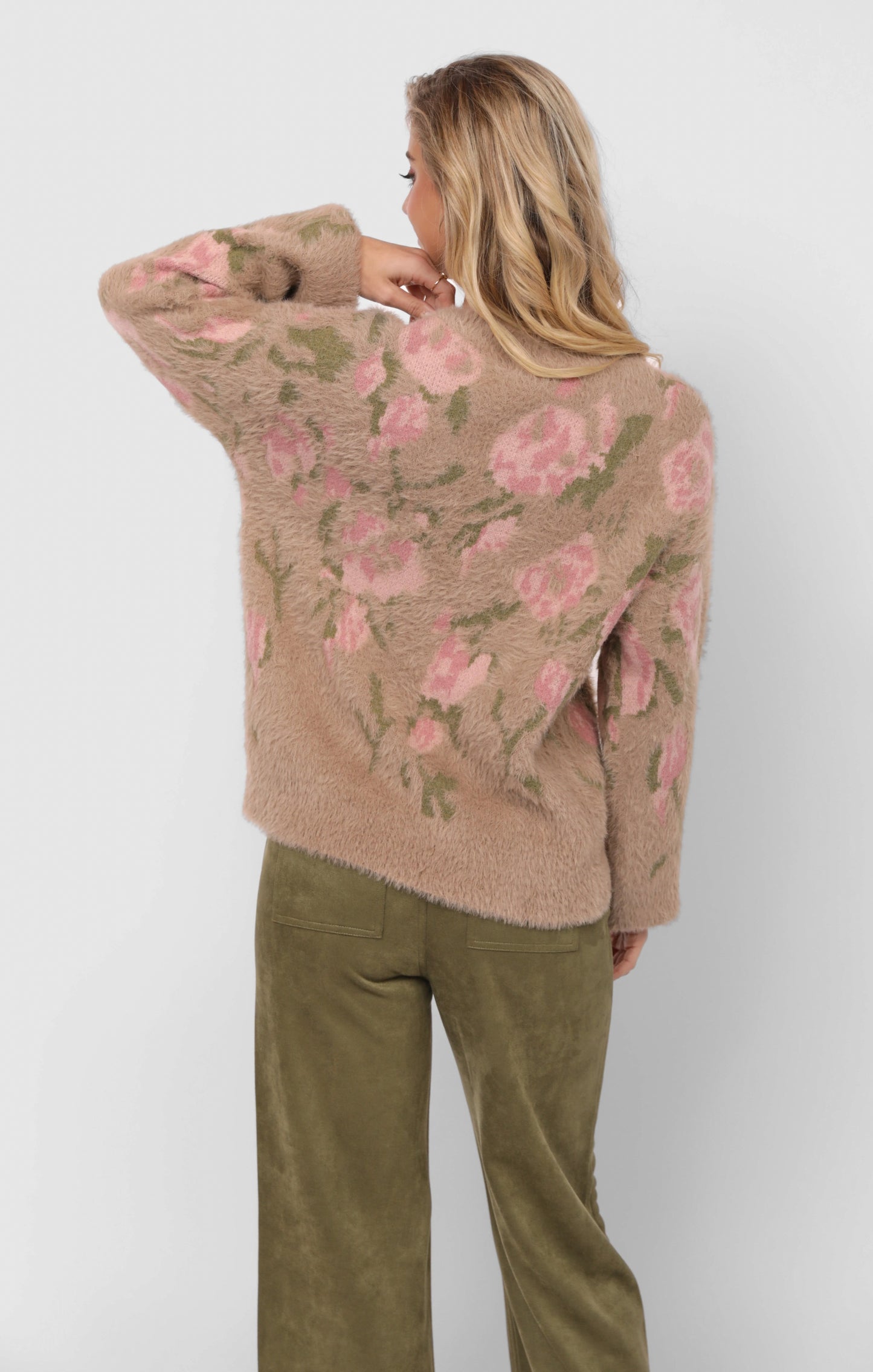 Camila Eyelash Jacquard Sweater