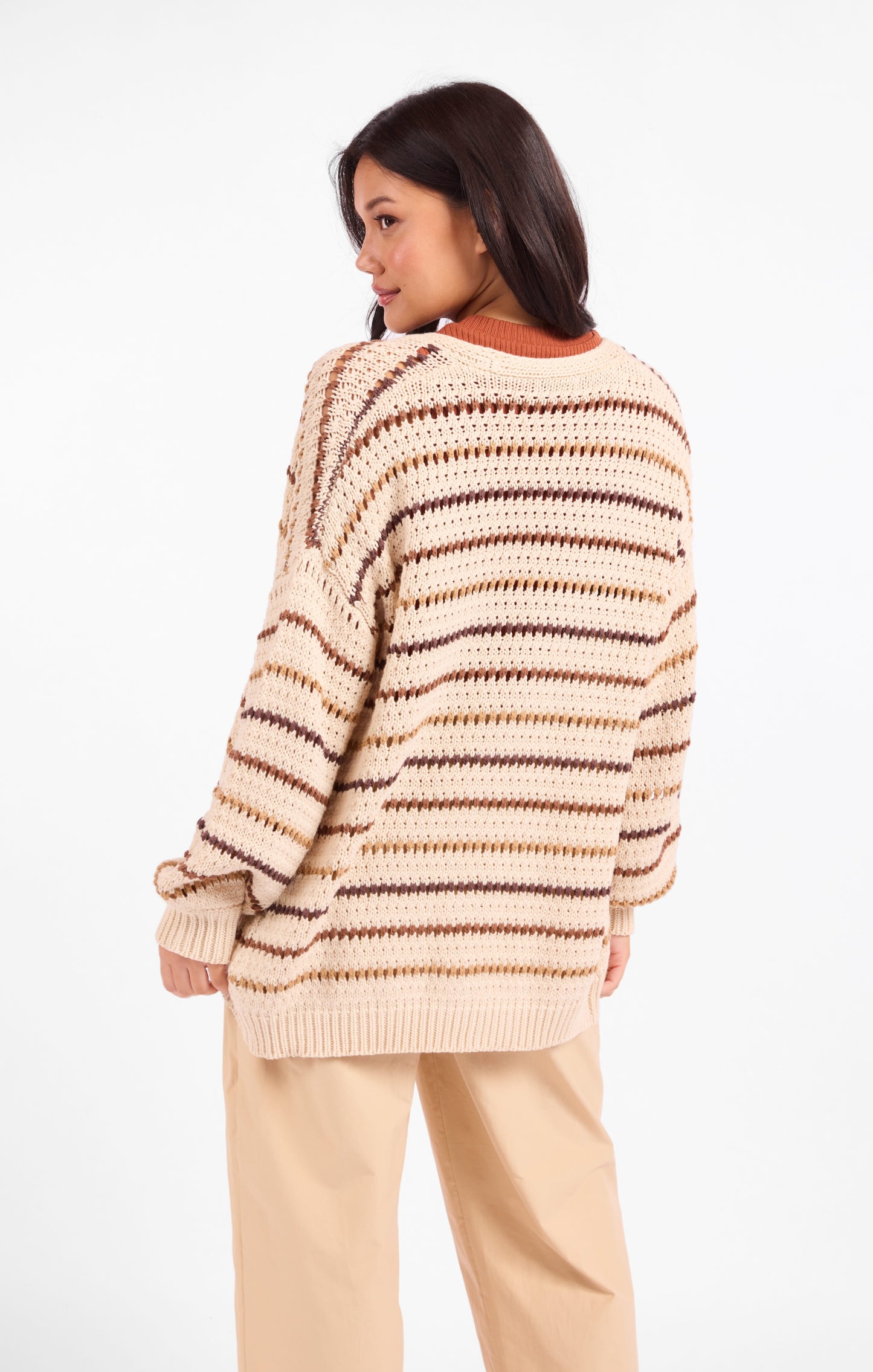 Lost Range Stripe Cardigan
