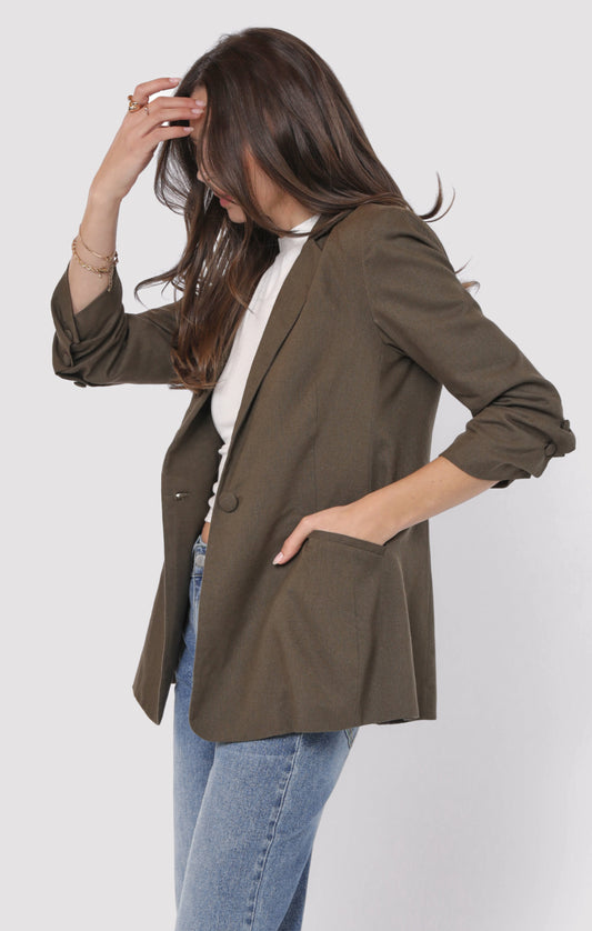 Backyard Linen Blazer