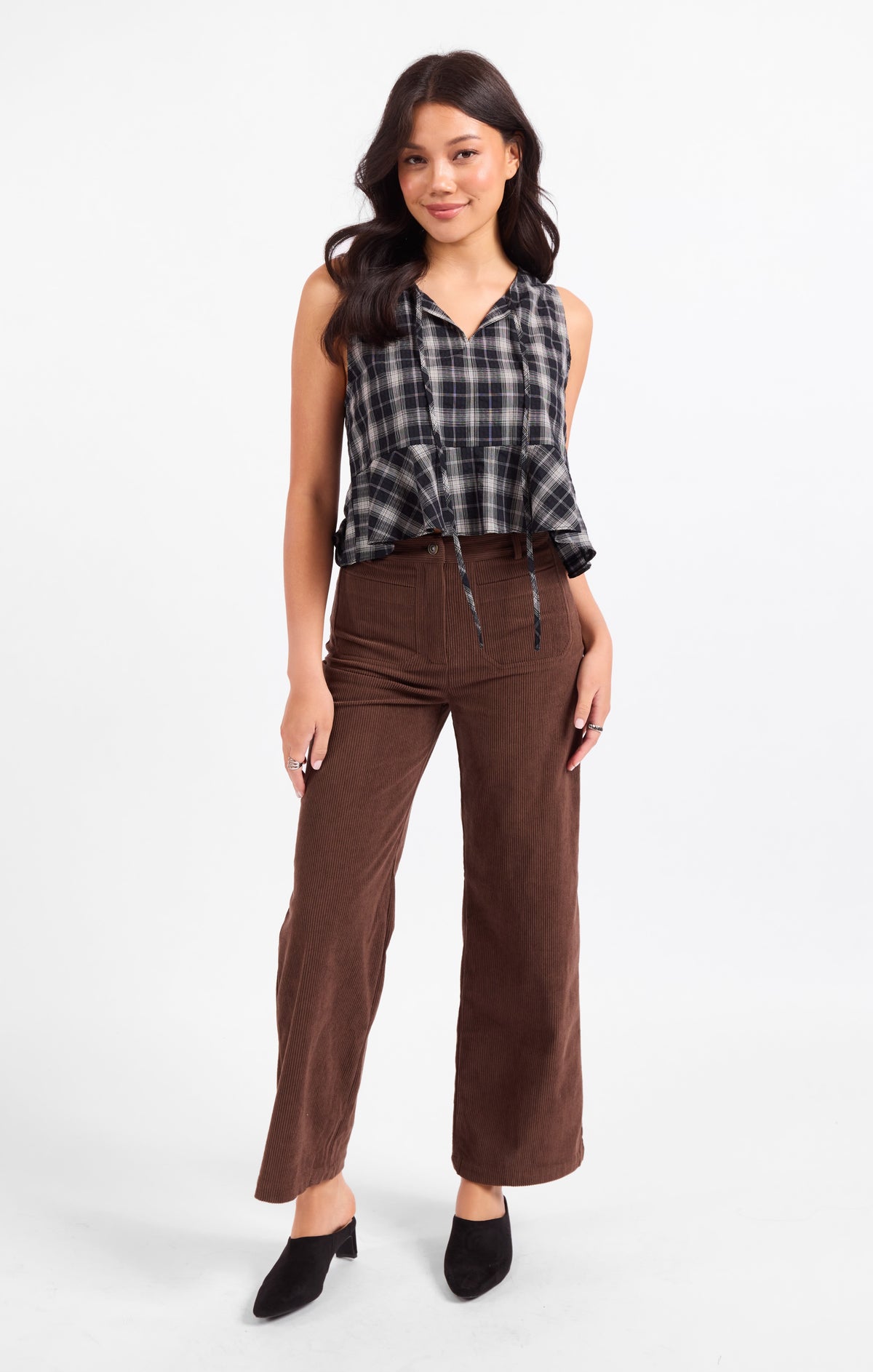 Pause Ruffle Top