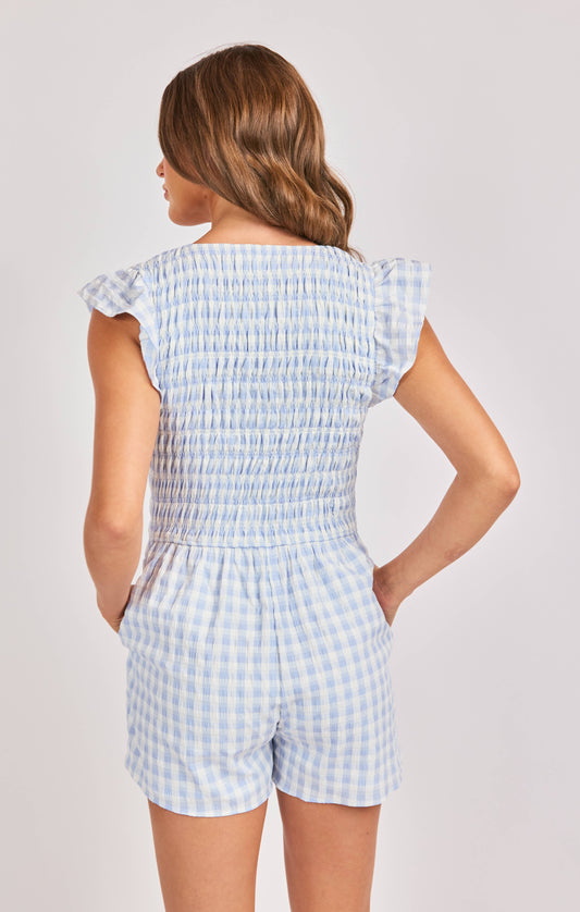 Starlet Gingham Romper